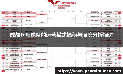 成都乒乓球队的运营模式揭秘与深度分析探讨